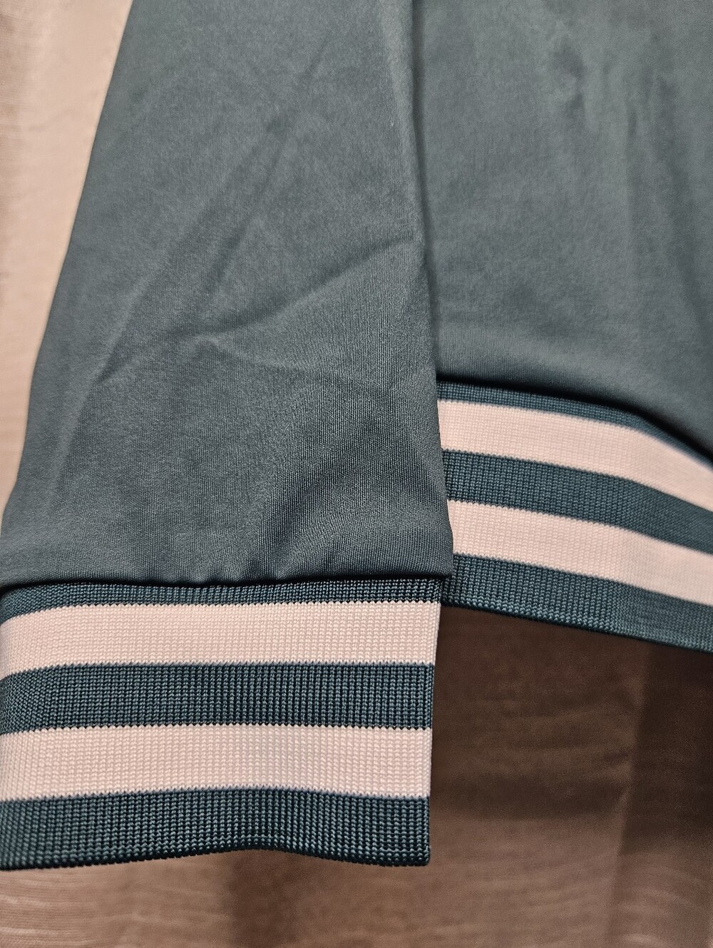 ACEGOLFS Navycore Long Sleeve Golf Shirt Quarterzip UPF50+ Green Small New - Picture 7 of 15